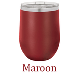 Millen Pond, New Hampshire 12oz Engraved Tumbler