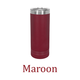 Lake Michigan, Michigan 22oz Slim Engraved Tumbler