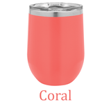 Lake Havasu, Arizona and California 12oz Engraved Tumbler