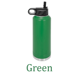 Lake Erie, Canada, Michigan, Ohio, Pennsylvania, and New York 32oz Engraved Water Bottle