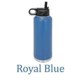Lake Erie, Canada, Michigan, Ohio, Pennsylvania, and New York 32oz Engraved Water Bottle