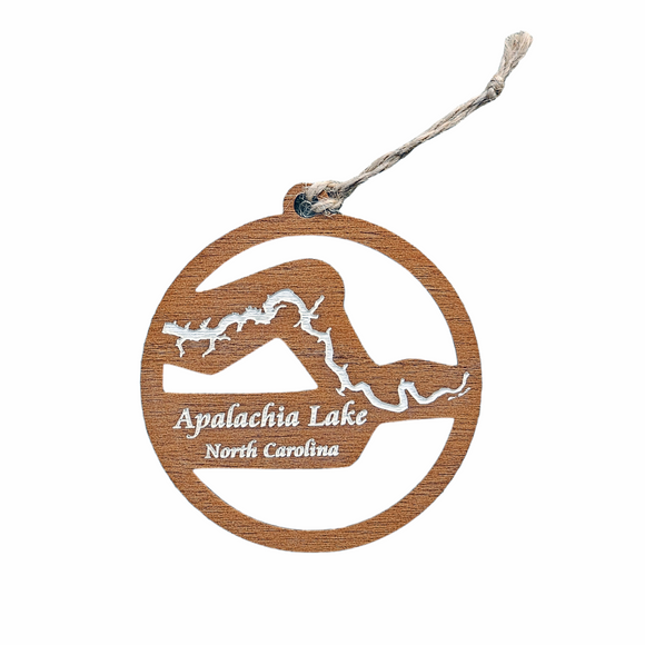 Apalachia Lake, North Carolina Wooden Ornament