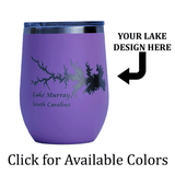 Toledo Bend Reservoir, Texas and Louisiana 12oz Engraved Tumbler