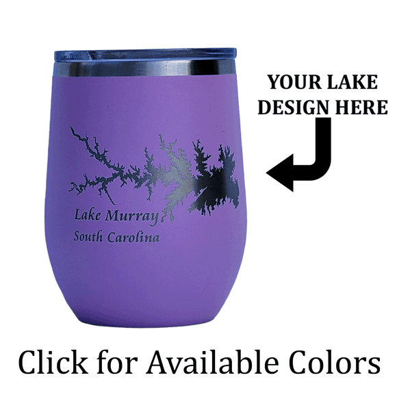 Cane Creek Lake, North Carolina 12oz Engraved Tumbler