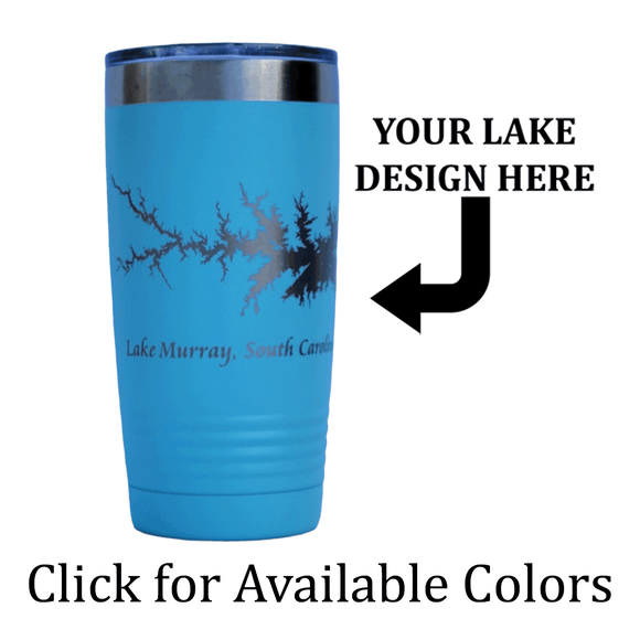 Great East Lake, Maine and New Hampshire 20oz Engraved Tumbler