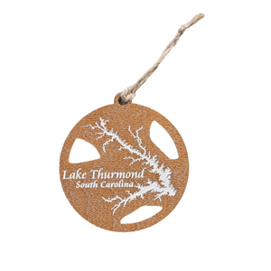 Lake Thurmond, South Carolina Wooden Ornament