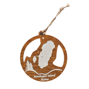 Monhegan Island, Maine Wooden Ornament