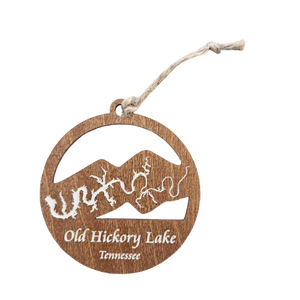 Old Hickory Lake, Tennessee Wooden Ornament