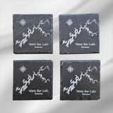 Watts Bar Lake, Tennessee Slate Coaster