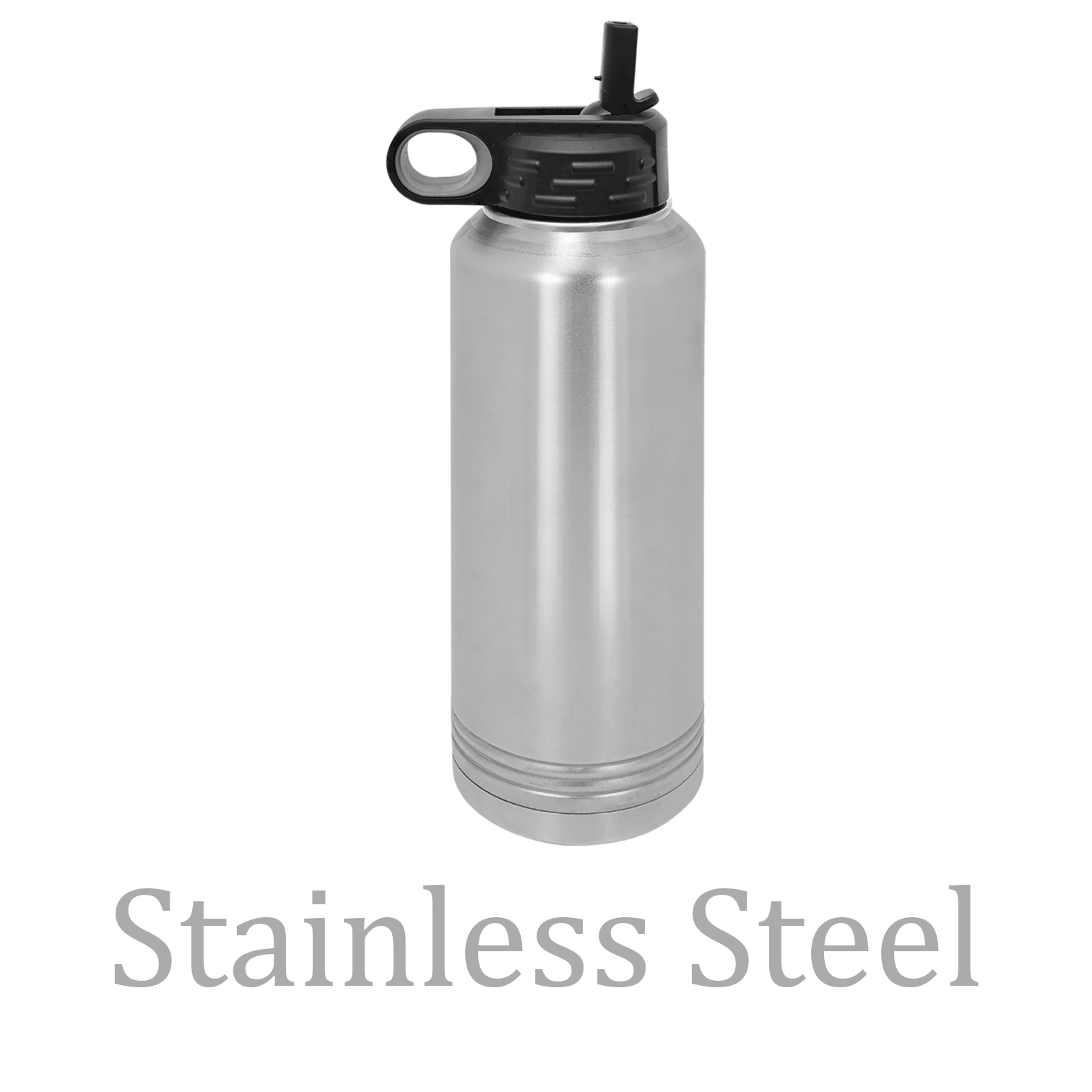 32 oz Stainless Steel Water Bottle - White