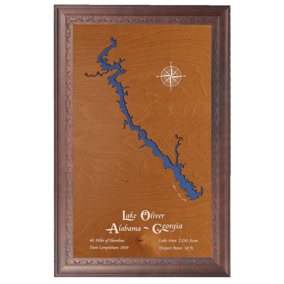 Lake Oliver, Alabama and Georgia