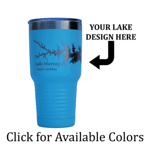 South Holston Lake, Tennessee and Virginia 30oz Engraved Tumbler