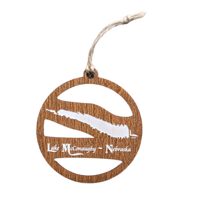 Lake McConaughy, Nebraska Wooden Ornament