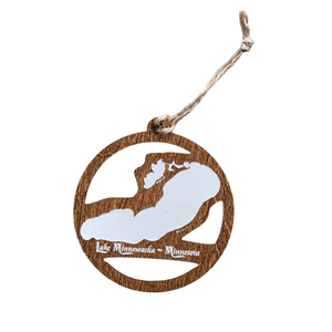 Lake Minnewaska, Minnesota Wooden Ornament