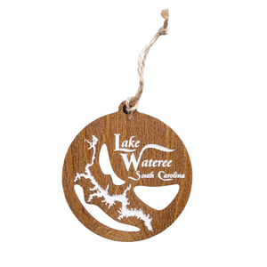 Lake Wateree, South Carolina Wooden Ornament