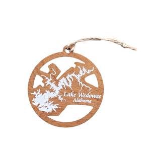Lake Wedowee, Alabama Wooden Ornament