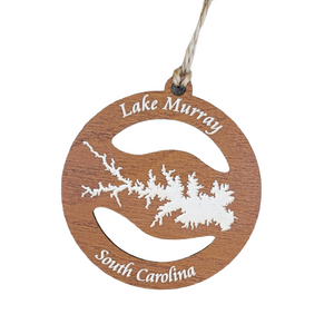 Lake Murray, South Carolina Wooden Ornament