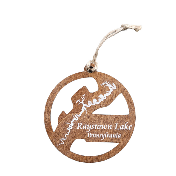 Raystown Lake, Pennsylvania Wooden Ornament