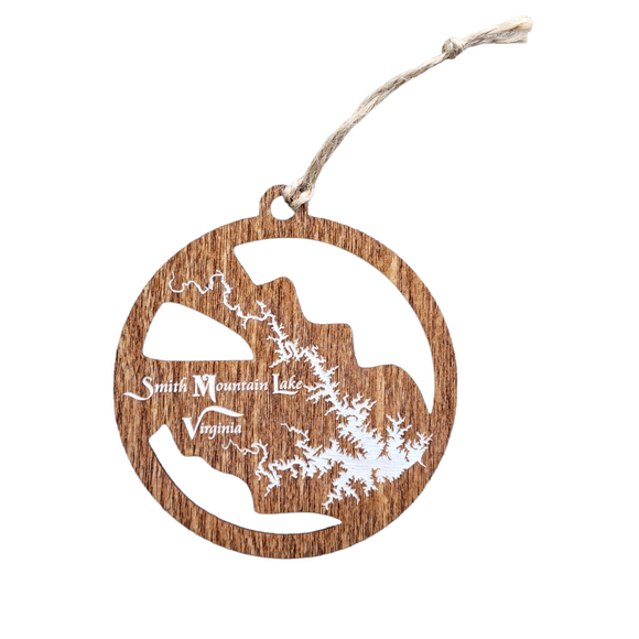 Smith Mountain Lake, Virginia Wooden Ornament