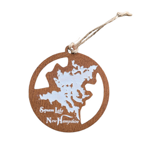 Squam Lake, New Hampshire Wooden Ornament
