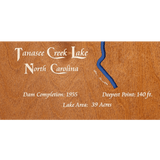 Tanasee Creek Lake, North Carolina