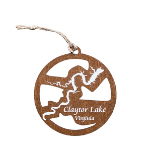 Claytor Lake, Virginia Wooden Ornament