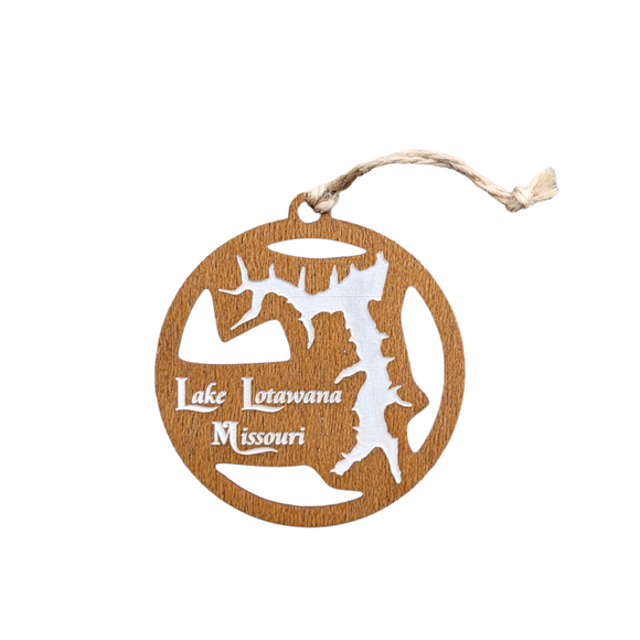 Lake Lotawana, Missouri Wooden Ornament