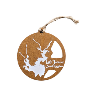 Lake Jocassee, South Carolina Wooden Ornament