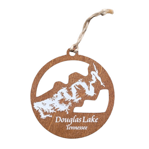 Douglas Lake, Tennessee Wooden Ornament