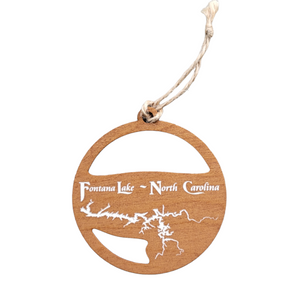 Fontana Lake, North Carolina Wooden Ornament